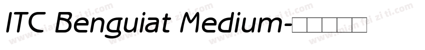 ITC Benguiat Medium字体转换